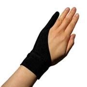 left handed smudge guard.